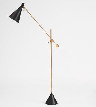 Tapio Wirkkala, floor lamp, model K 10-11, Idman, Finland mid-20th century.