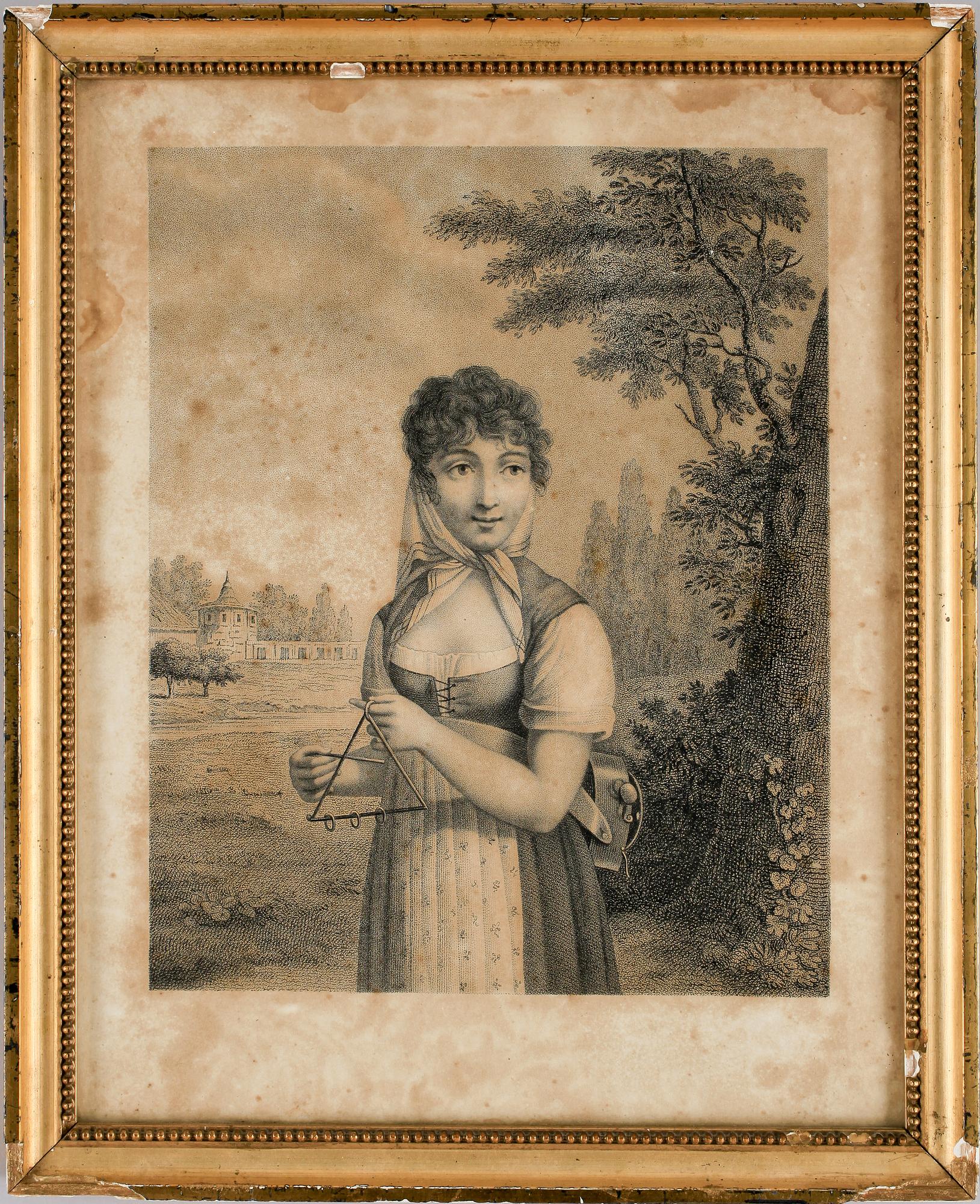 PARTI KOPPARSTICK OCH GRAFISKA BLAD, 7 st, 1700-1800-tal.