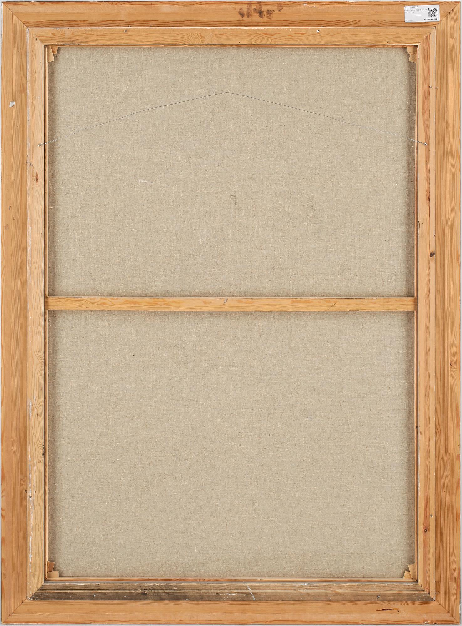 BO ÅKE ADAMSSON, olja på duk, signerad.