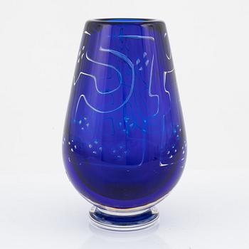 Lars Hellsten, vas, glas, Orrefors.