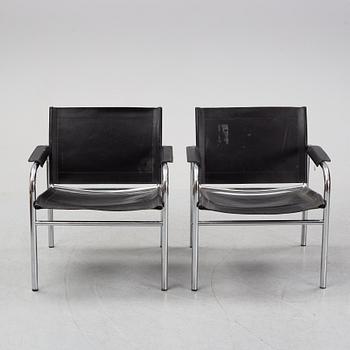 A pair of 'Klinte' armchairs by Tord Björklund for Ikea, 1980's.