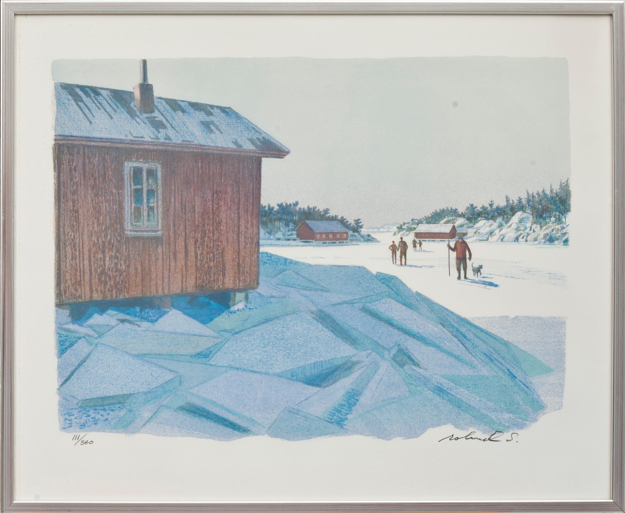 ROLAND SVENSSON, färglitografi, signerad och numrerad 111/360.