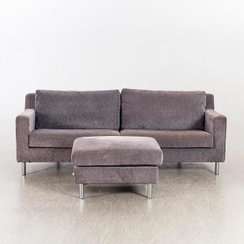 Soffa samt fotpall "Lift", Eilersen, formgivare Jens Juul Eilersen.