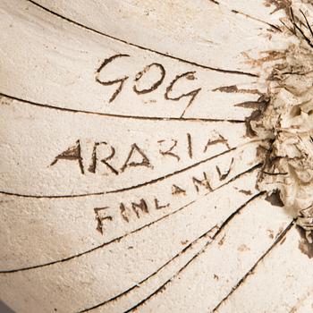 GUNVOR OLIN-GRÖNQVIST, skulptur av stengods, signerad GOG Arabia Finland. 1970-tal.