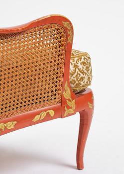 Carl Malmsten, a pair of Swedish Grace armchairs, cabinetmaker Albin Johansson, Stockholm, for Villa Kvikkjokk, 1927-28.