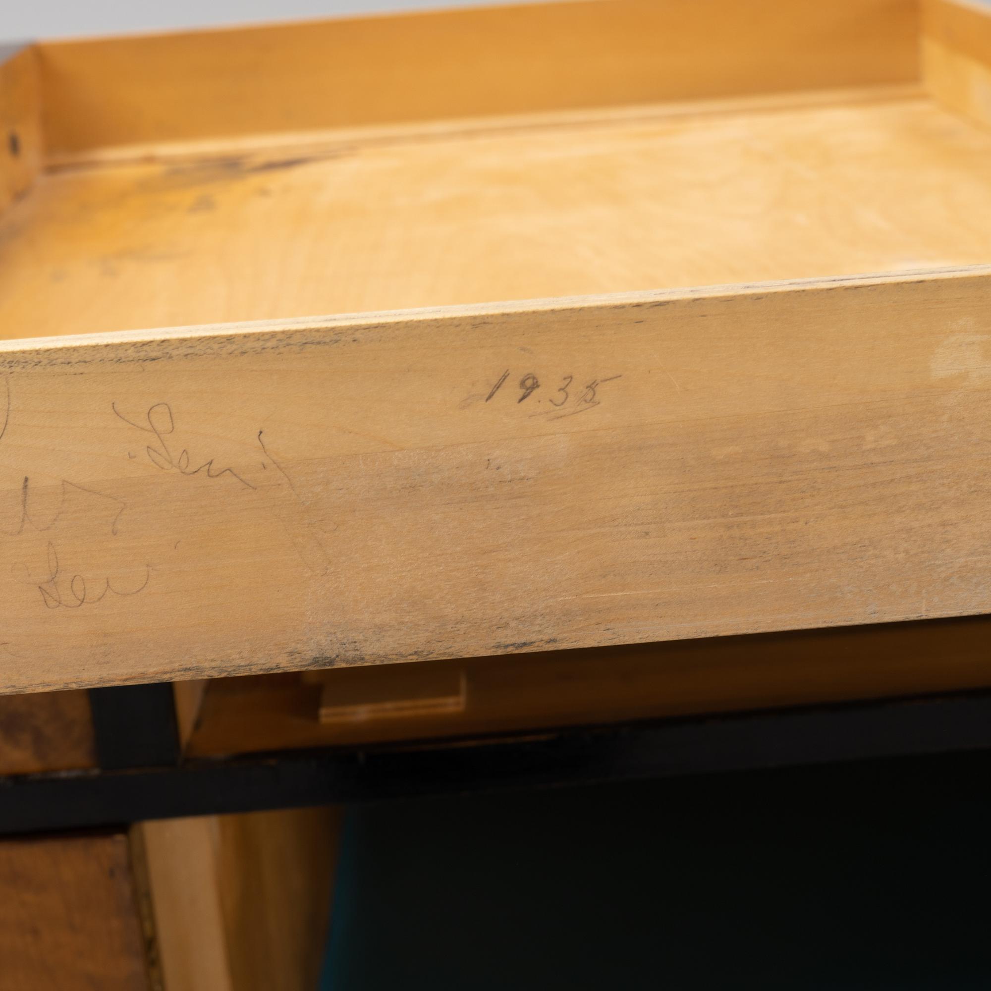 A birch veneered sideboard, Swedish Grace, 1930s.