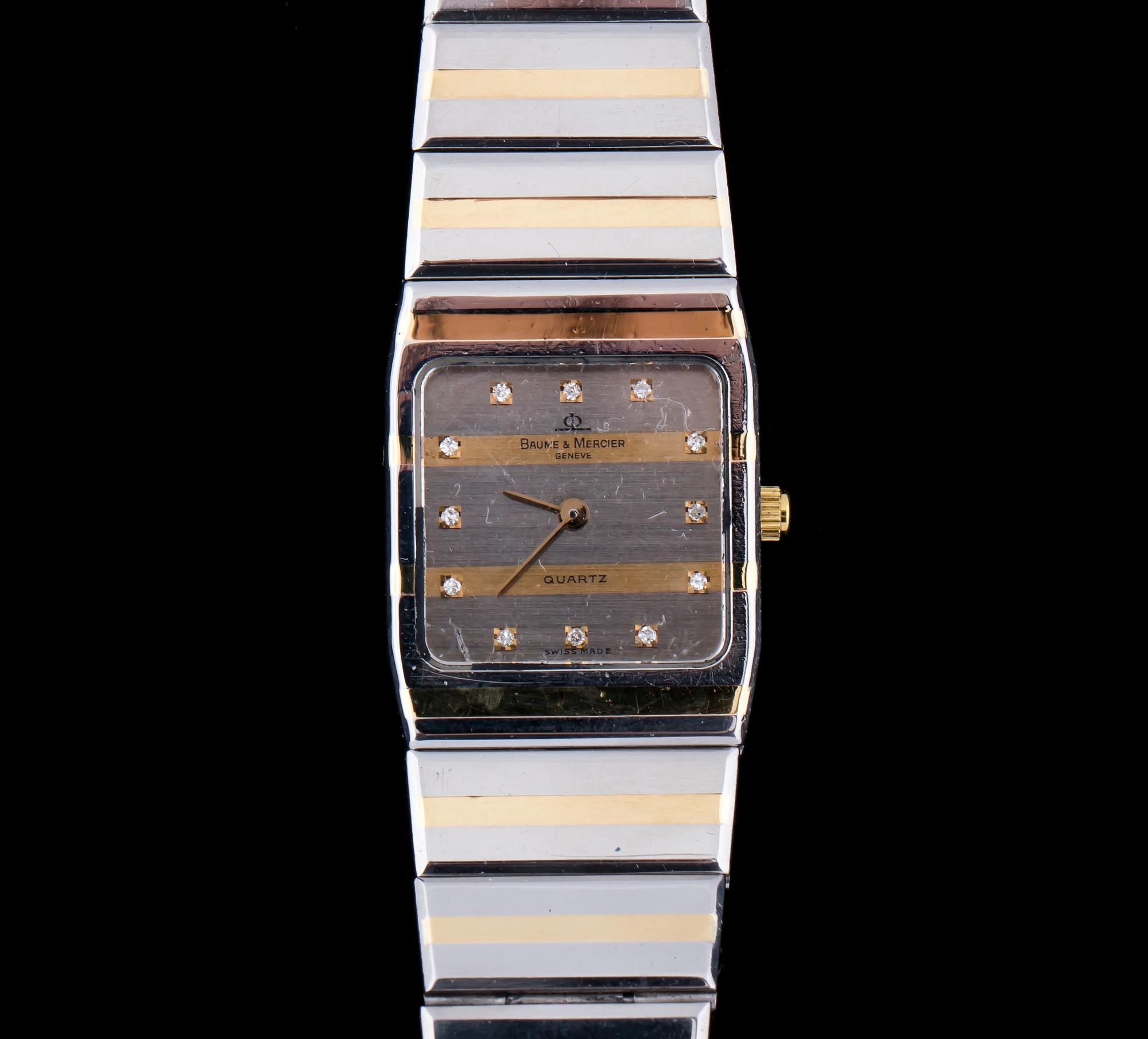 DAMARMBANDSUR, "Baume & Mercier", 1980-tal.