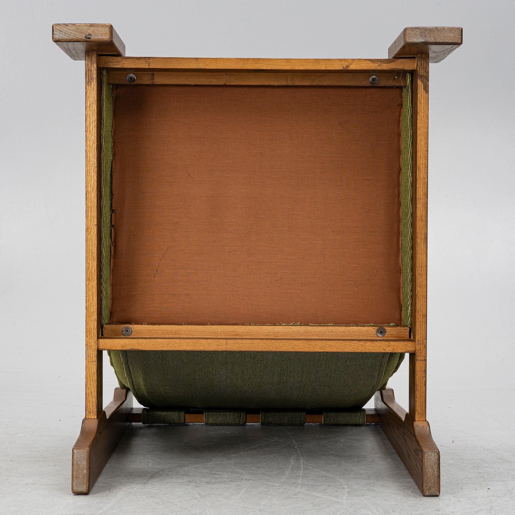 Armchairs, a pair, 1970s.