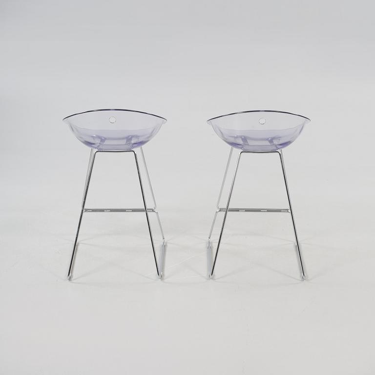 BARSTOLAR, ett par, "Gliss", Pedrali, Italien, omkring 2000.