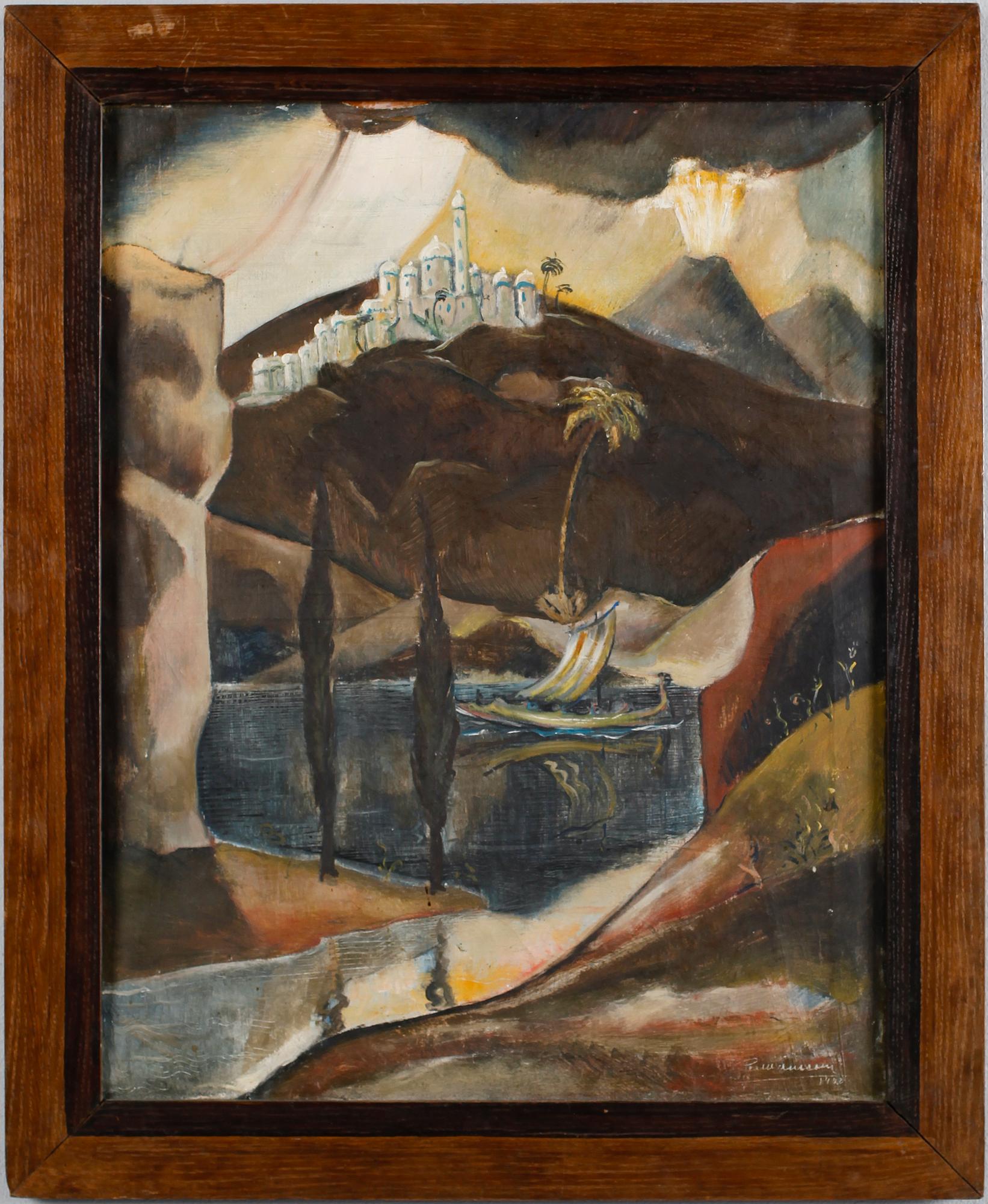 PER MÅNSSON, olja på duk, signerad och daterad 1920.