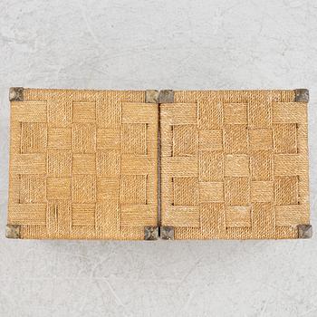 Axel Larsson, pallar, ett par, funkis, Bodafors, 1930-tal.
