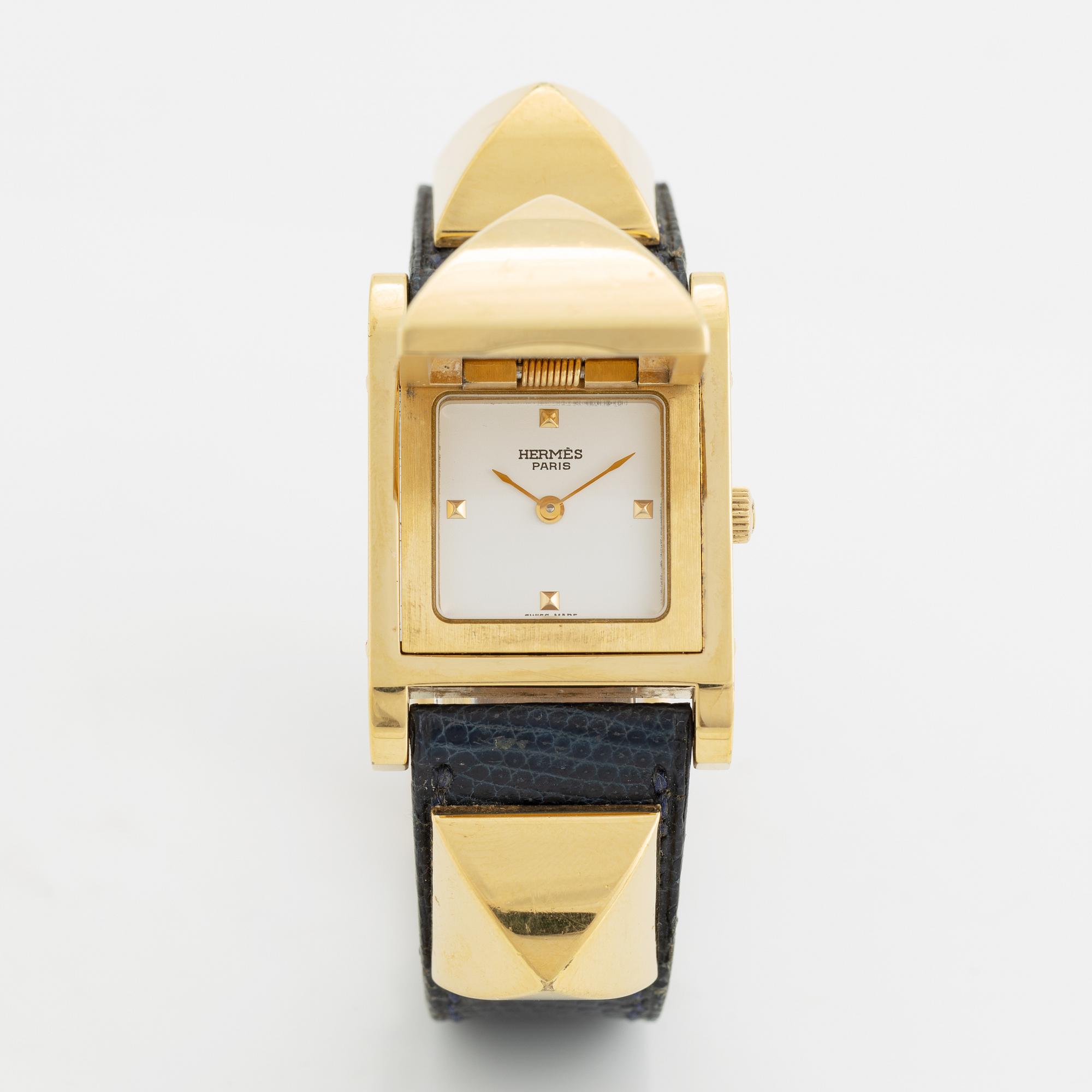 Hermès, Medor, armbandsur, 23 x 32 mm.