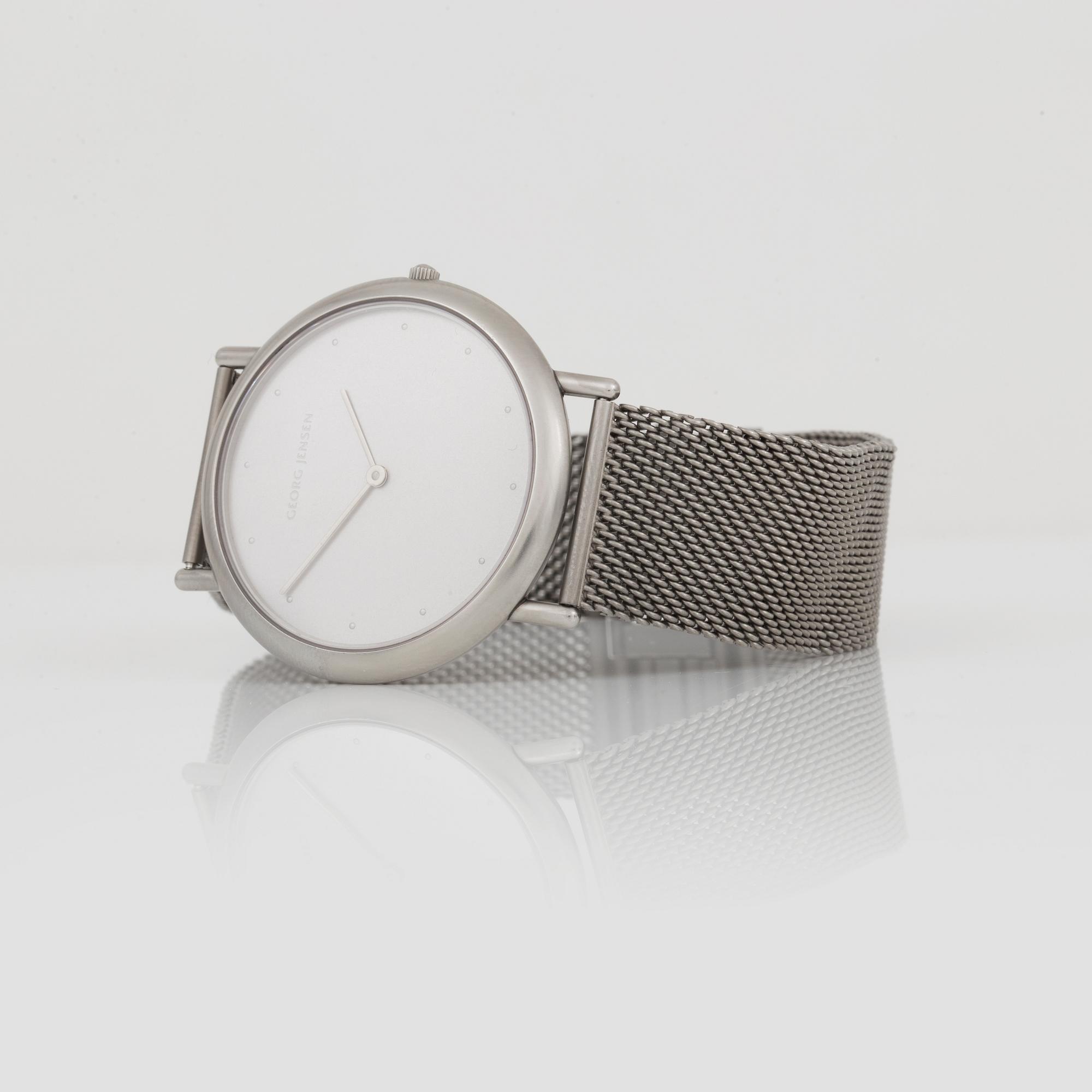 ARMBANDSUR, stål, Georg Jensen, 1900-talets slut.