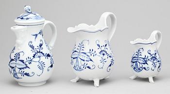 SERVISDELAR, 18 delar. Porslin. Meissen.