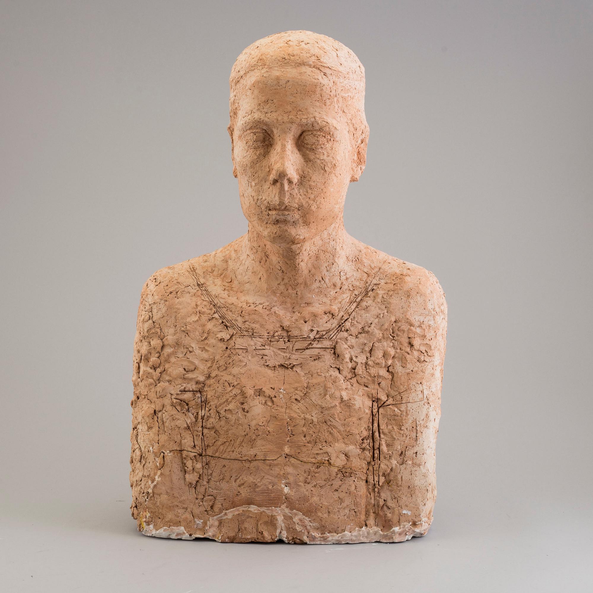 ASMUND ARLE, Sculpture, terracotta, signed Asmund Arle and dated 1951-52.