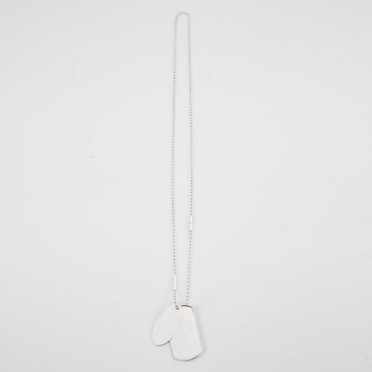GUCCI, a sterling silver necklace.