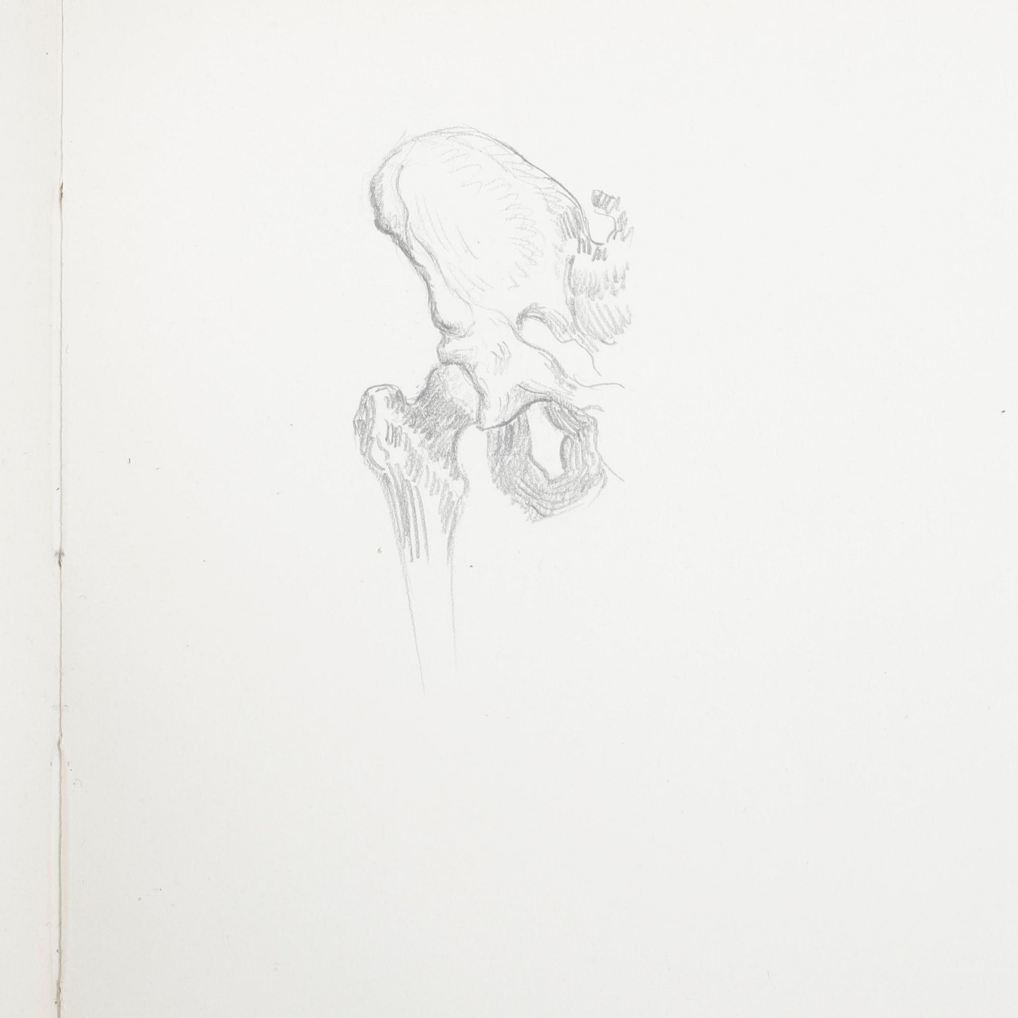 ROBERT THEGERSTRÖM, skissbok med 31 blad. Daterad 1901.