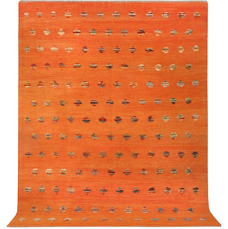 A modern design kilim carpet, a. 292 x 217 cm.