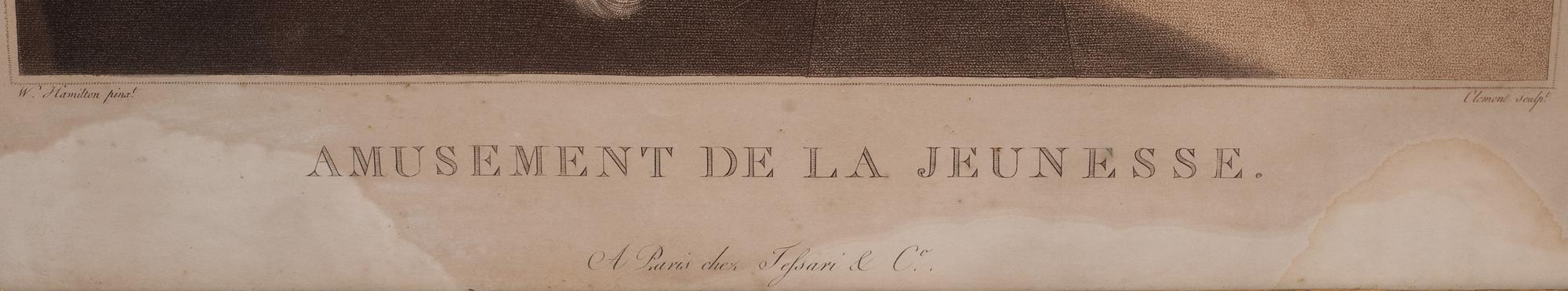 GRAVYRER, ett par, 1800-tal.