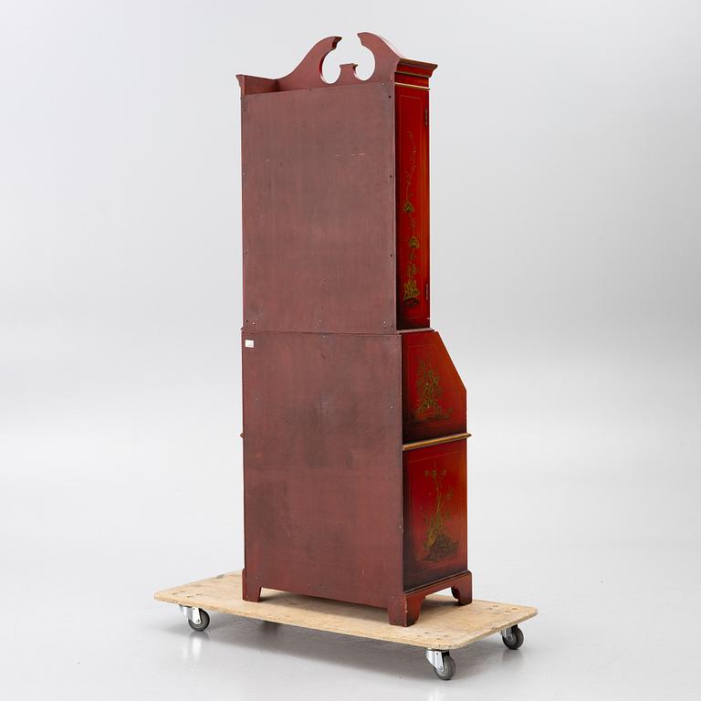Writing cabinet, chinoiserie style, 20th century.