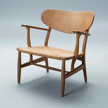 HANS JØRGEN WEGNER, FÅTÖLJ, CH 22. Carl Hansen & Sons, Odense. Design 1950.