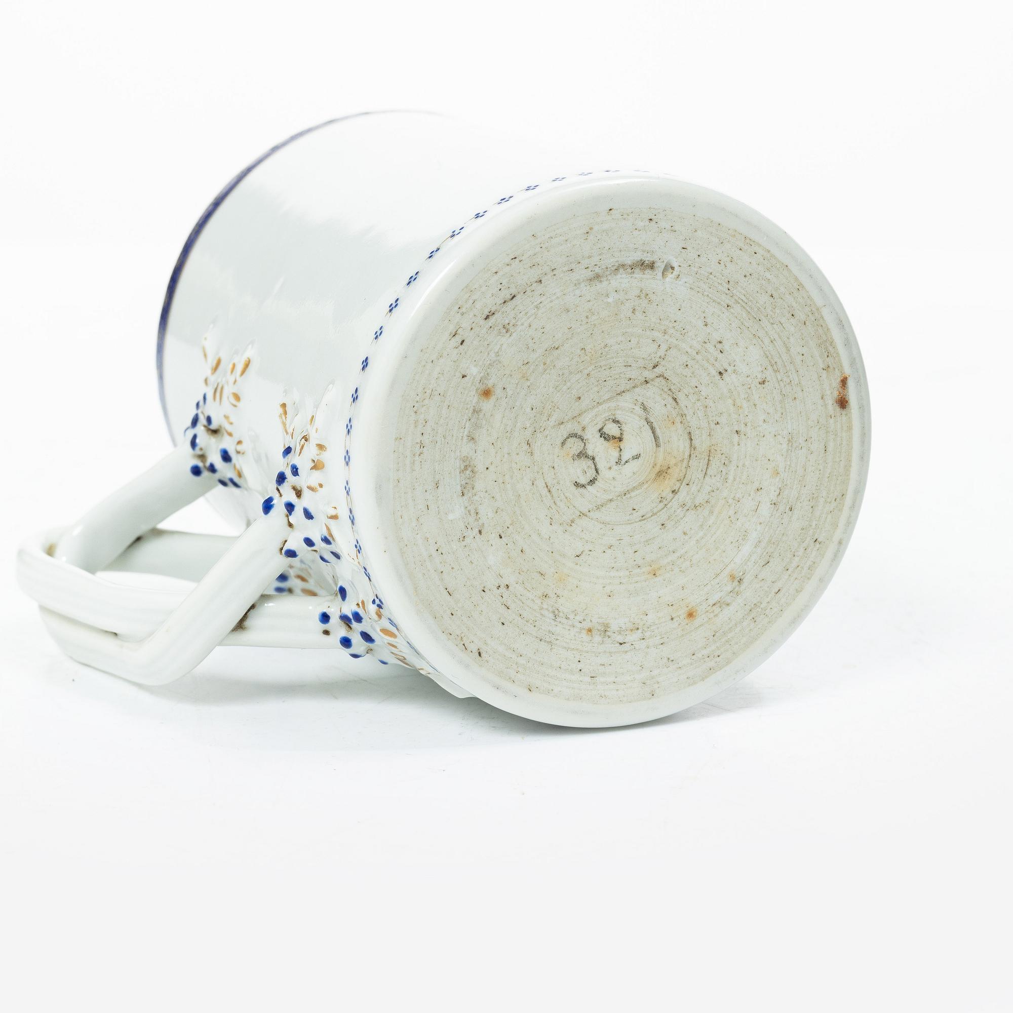 Mugg, porslin, Kina, Qingdynastin, Jiaqing (1796-1820).