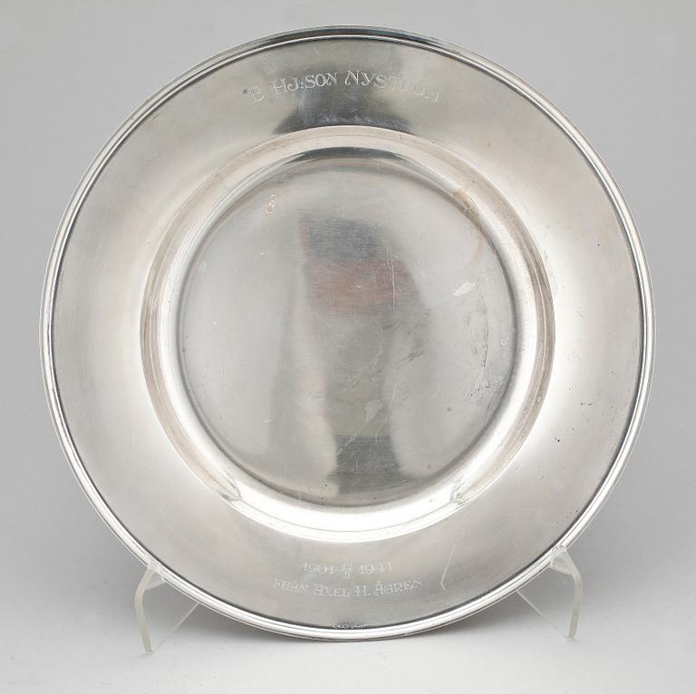 FAT, silver, Edlunds Silvervarufabrik Ab, Stockholm, 1940. vikt ca 390 gram.