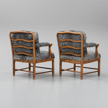 A pair of armchairs, first half of the 20th century.
