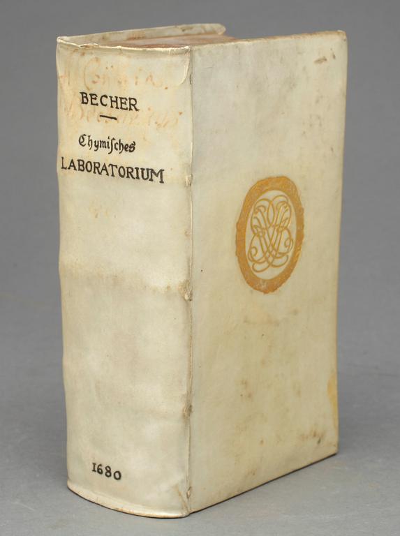 JOACHIM BECHER, Chymisches Laboratorium oder Unter- erdische Naturkündigung..., Frankfurt 1680.