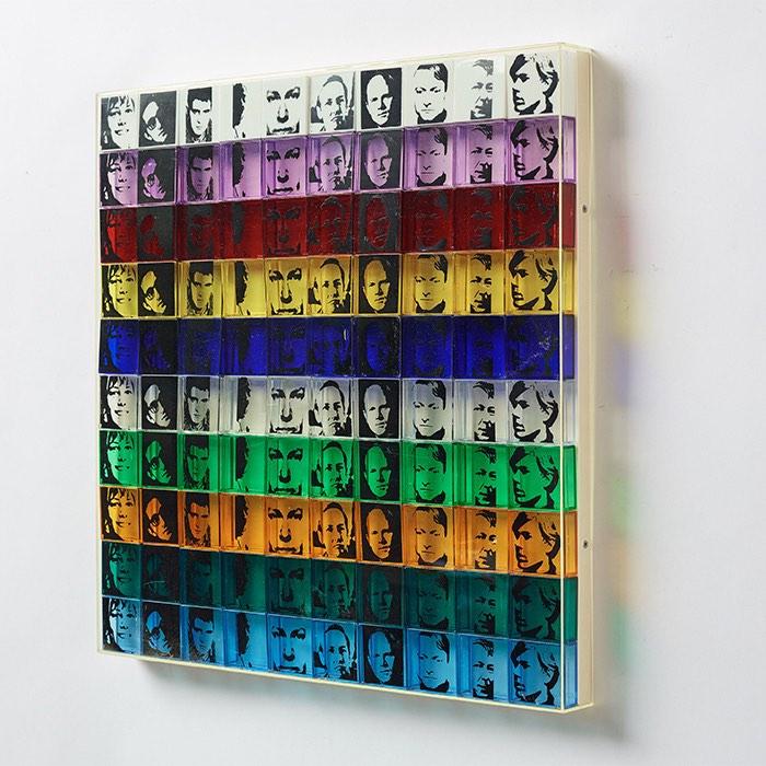 Andy Warhol, "Portrait of the artists" from "Ten from Leo Castelli"