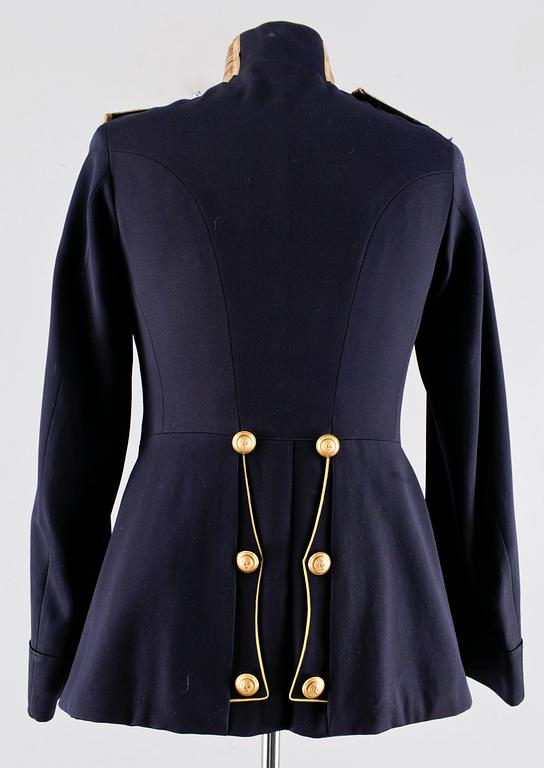 UNIFORMSJACKA, samt BYXOR, Kapten, Sverige, str 50.