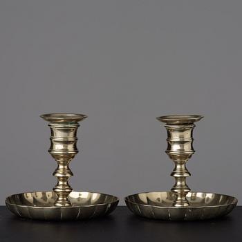 NATTLJUSSTAKAR, ett par, 1700-tal.