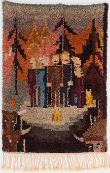 Greta Skogster-Lehtinen, a 1940's Finnish ryarug for Kodiksamin Kutomo. Cira 120x85 cm.