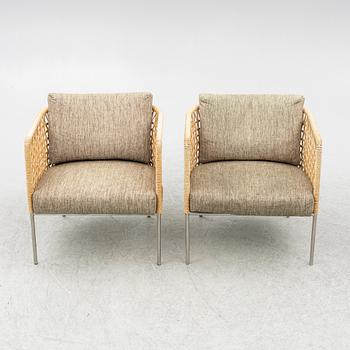 Piero Lissoni, a pair of 'Café Armchair', Living Divani.