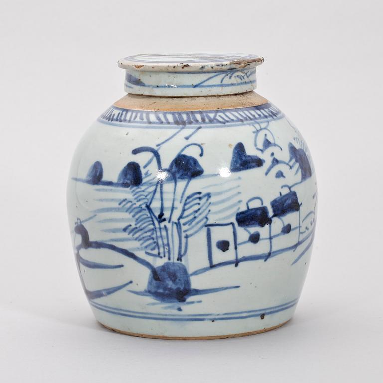 BOJAN MED LOCK, porslin, Kina, 1800-tal.