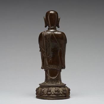 BUDDHA, brons. Sen Mingdynasti (1368-1644).