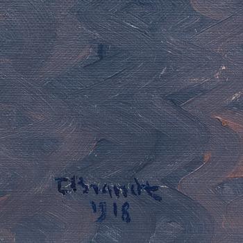 CARL BRANDT, olja på duk, signerad och daterad 1918.