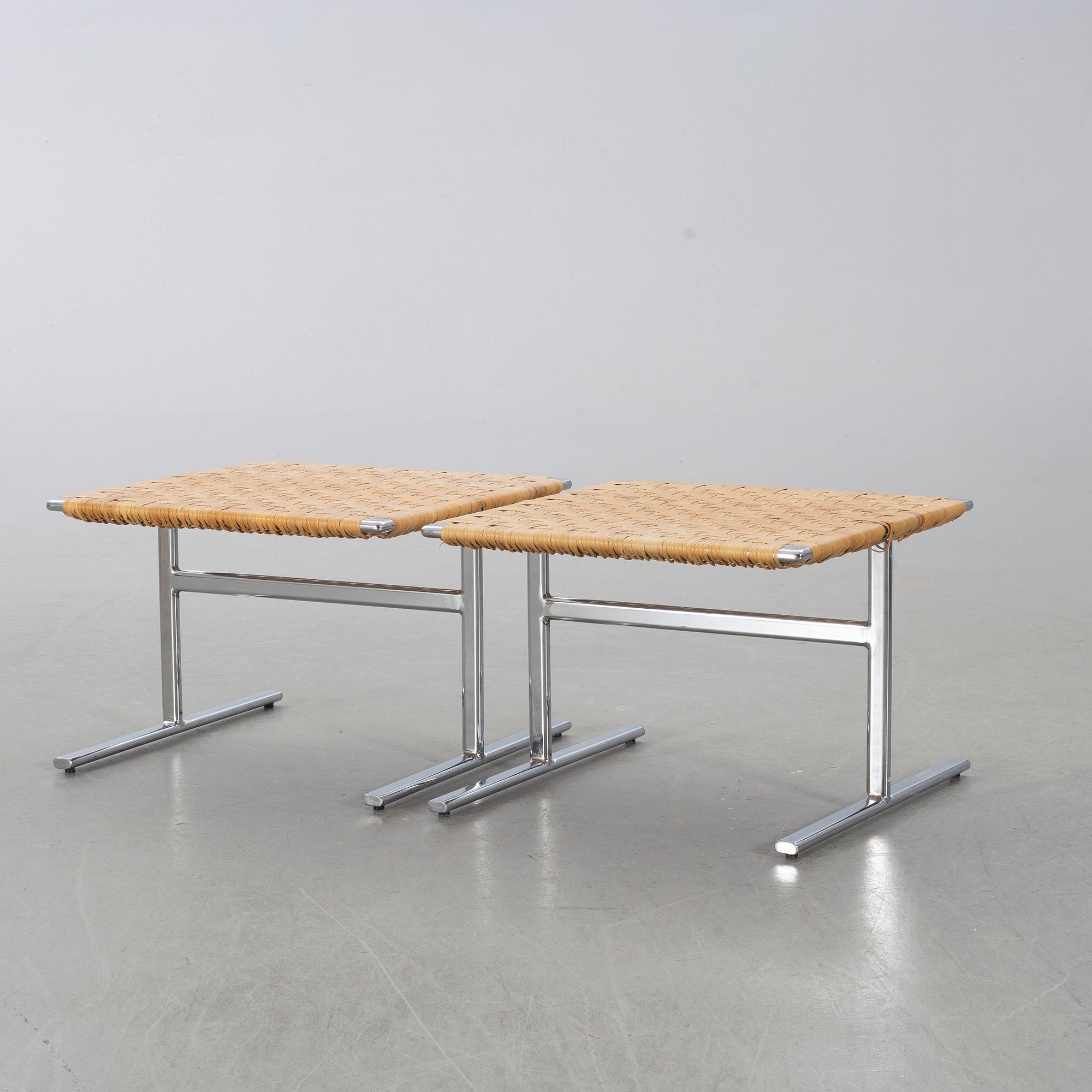 ANTTI NURMESNIEMI, a pair of stools.
