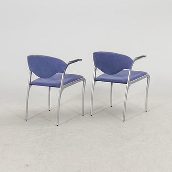 A pair of late 20th century Akaba chairs.