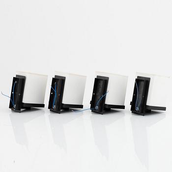 Stéphane Davidts, a group of 4+2 wall lights, Davidts Ligtning, 21st Century.