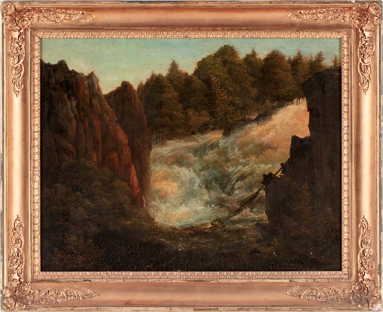 JOHAN FREDRIK JULIN, tillskriven a tergo, olja på duk.