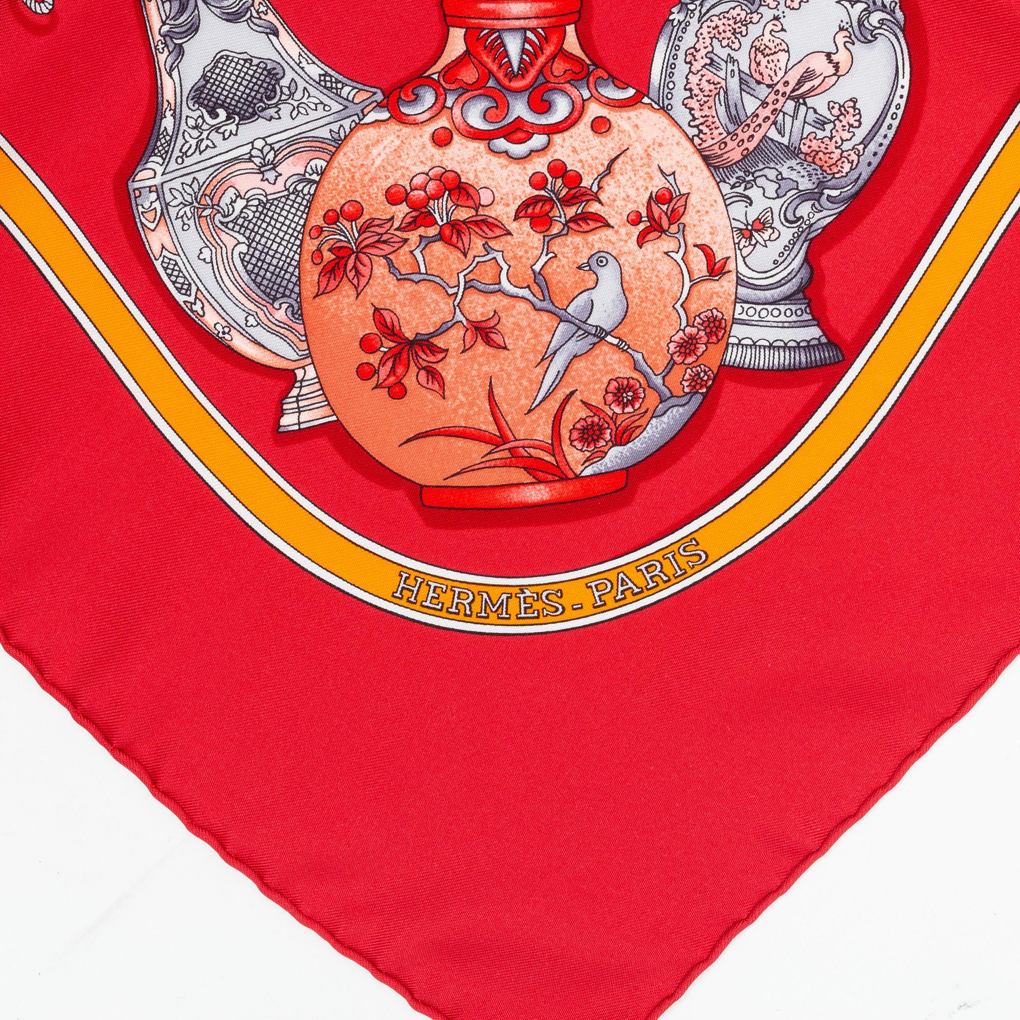 Hermès, scarf, "Qu'importe le flacon".