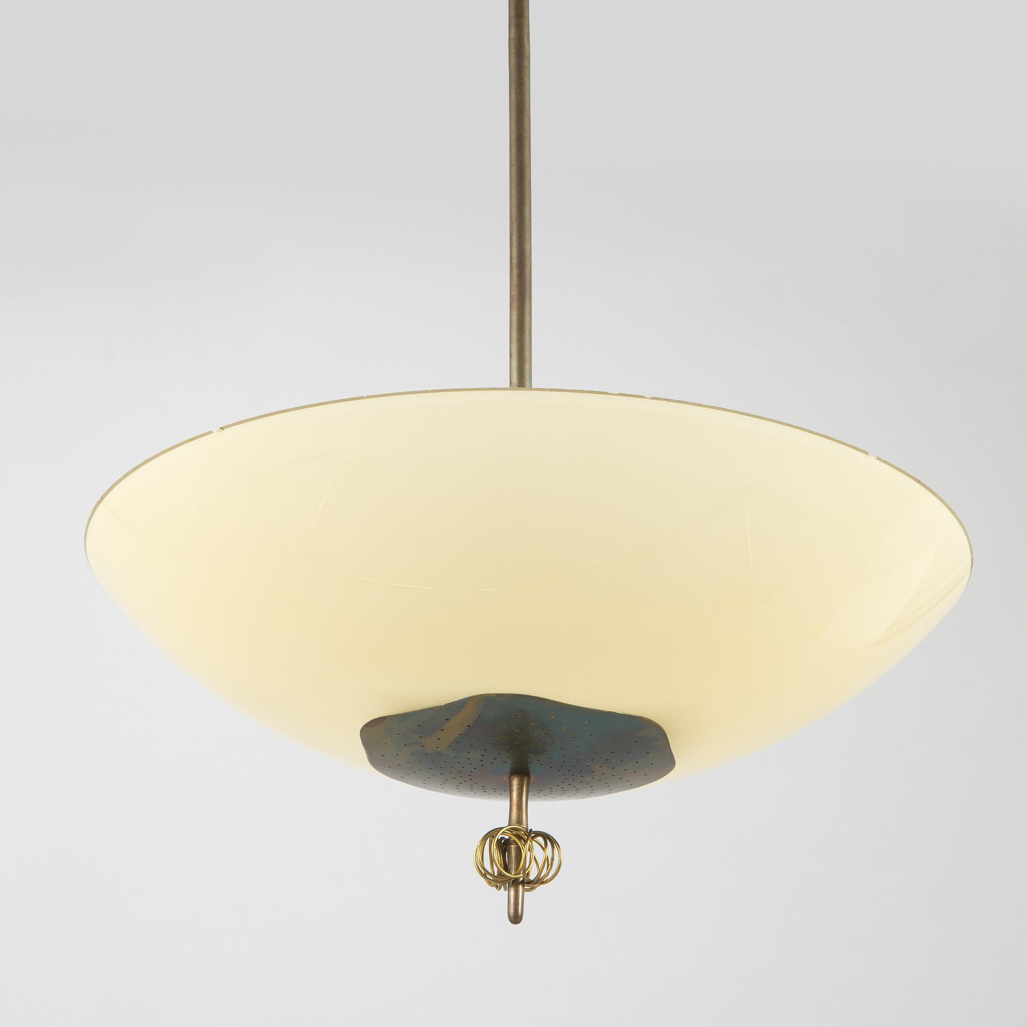 Paavo Tynell, Ceiling lamp for Taito. Made to order 1950.