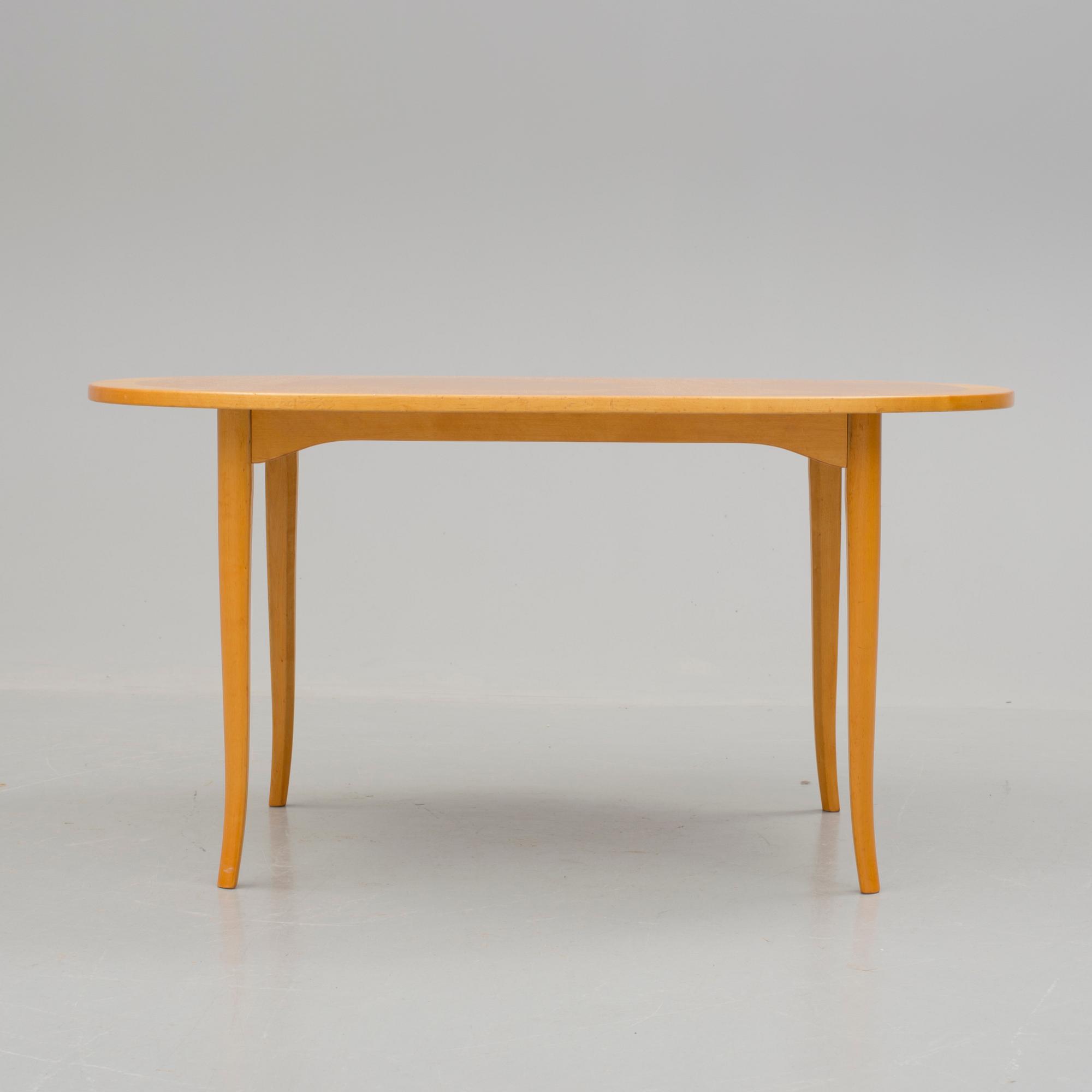 SOFFBORD, "Ovalen", Carl Malmsten, Åfors Möbelfabrik.
