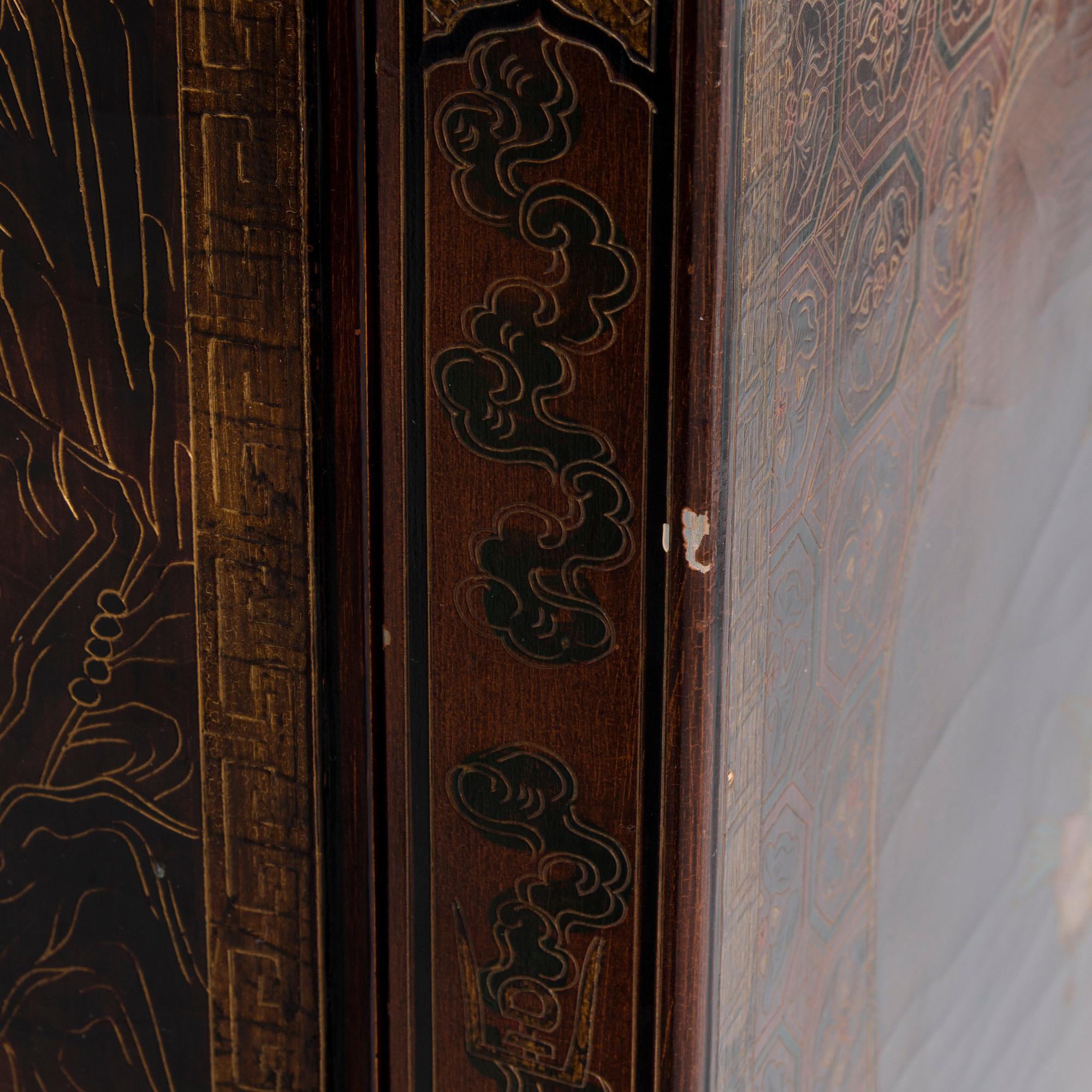 A late 20th century Chinese cabinet / TV cabinet.