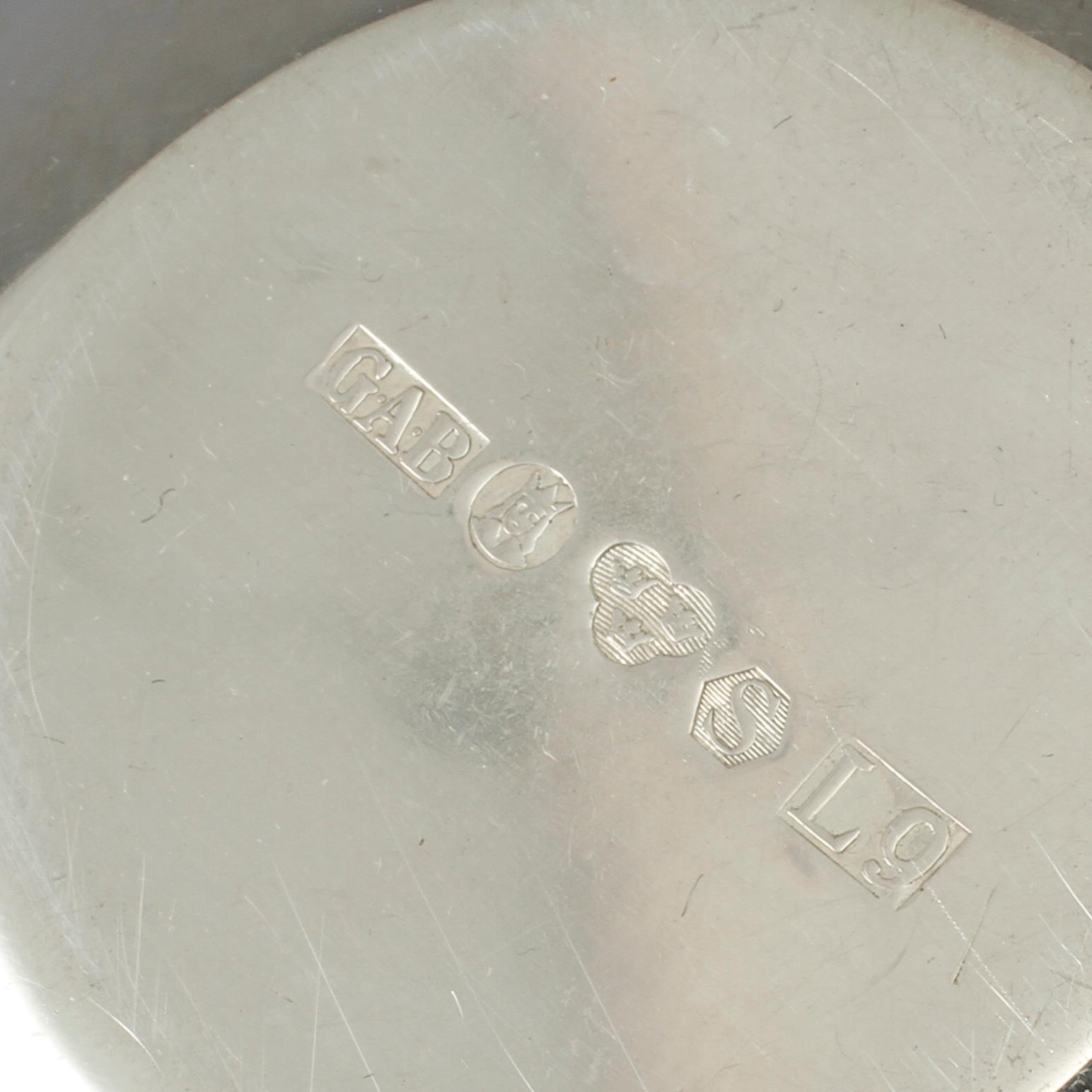 PARTI SILVER, 5 delar, bla Gewe, 1900 -tal. Vikt 576 g.
