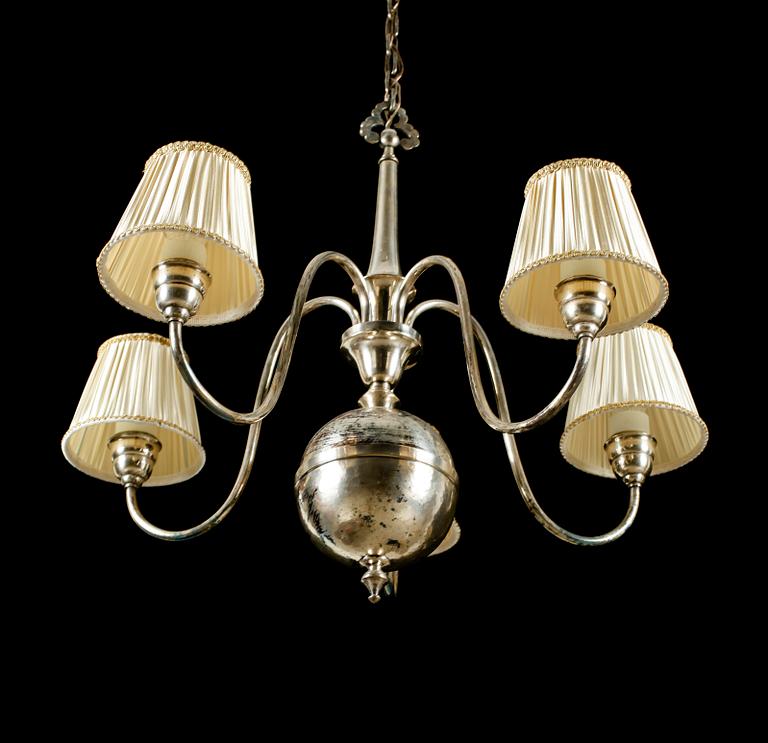TAKLAMPA, 1900-talets första hälft, höjd 54 cm.