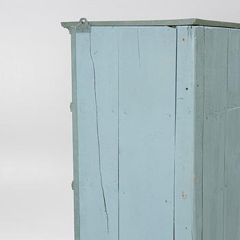 A corner cabinet, 20th century with older parts.