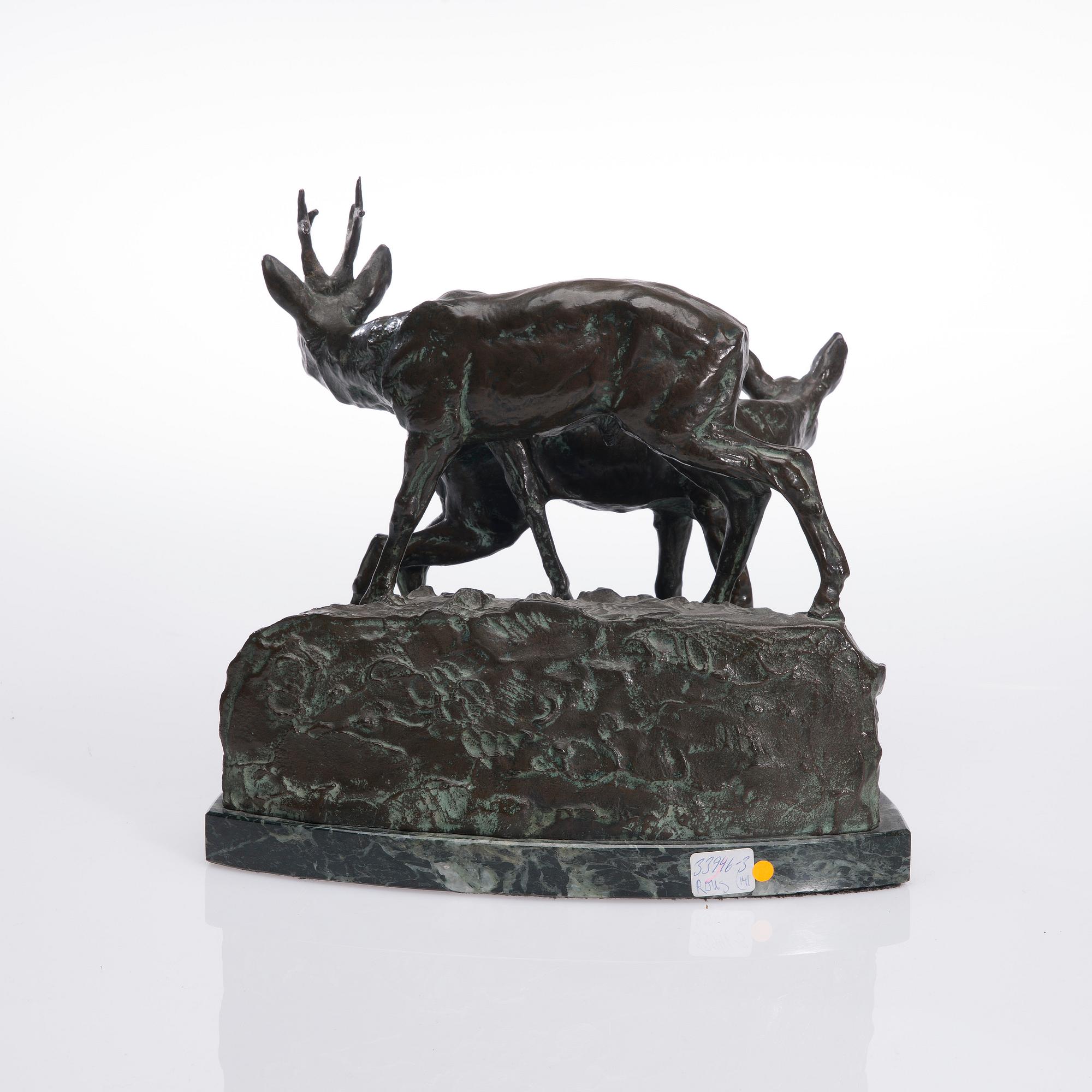 FRANLISCK ROUS, väitetty, veistos, pronssia.