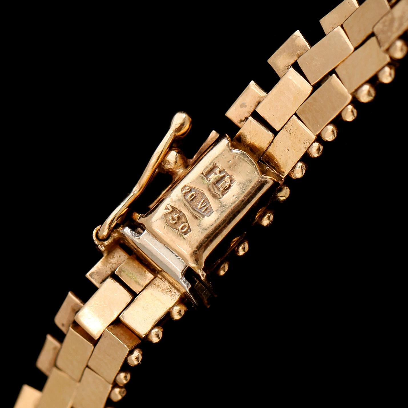 COLLIER, 18K guld. Vikt ca 24 g.